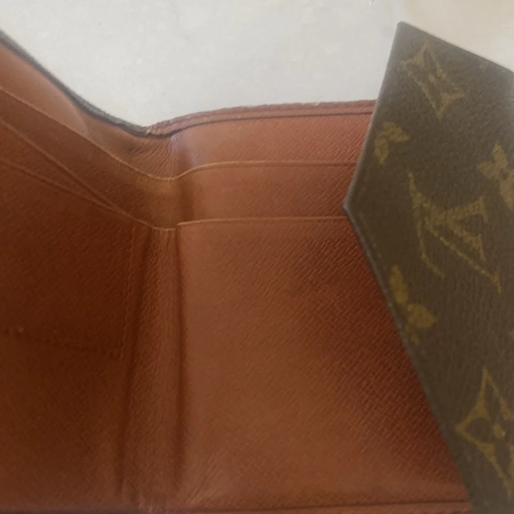 Vintage LOUIS VUITTON Monogram Leather Wallet Brown Men or Women - Picture 5 of 8